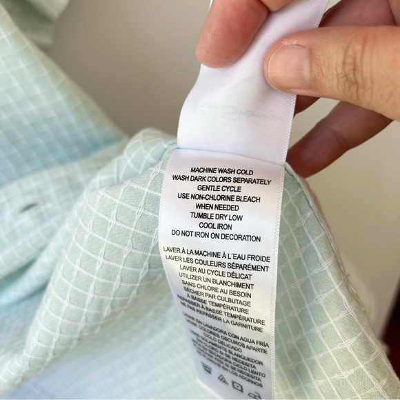 Ben Sherman men’s short sleeved button down mint green - Picture 10 of 10